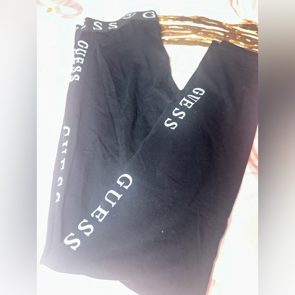Guess Black Logo Leggings - Picture 5 of 8